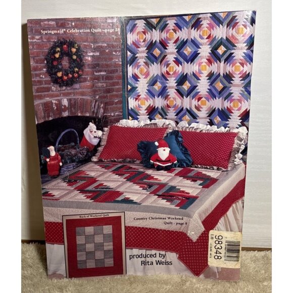 Weekend Log Cabin Quilts Book By Marti Michell & Rita Weiss Detailed Patterns - Picture 2 of 5